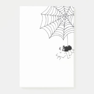 Satisfied Spider Post-it Notes