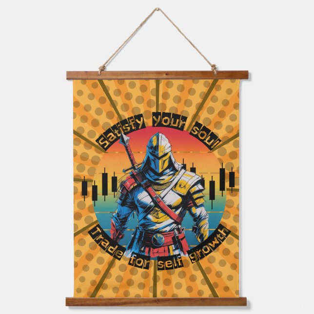 Satisfy | Trade motivation | Fantasy Design Comic Hanging Tapestry (Front)