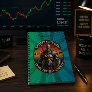 Satisfy Your Soul Trade for Self-Growth Knight Notebook