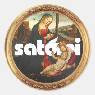 satomi Francesco Classic Round Sticker
