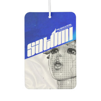 satomi motorsport "𝙬𝙚𝙚𝙥4𝙢𝙚 2 BLUE" Car Air Freshener