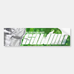satomi motorsport "Chloroplast" slap sticker