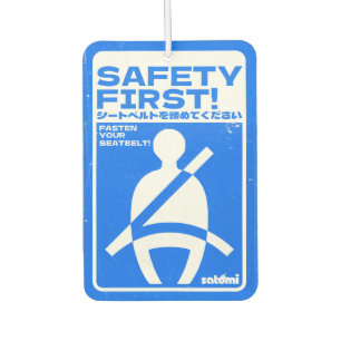 satomi motorsport Safety First Air Freshener