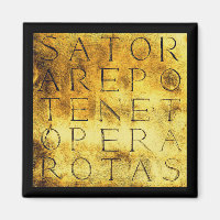 Sator Rotas Ancient Secret Magical Symbol
