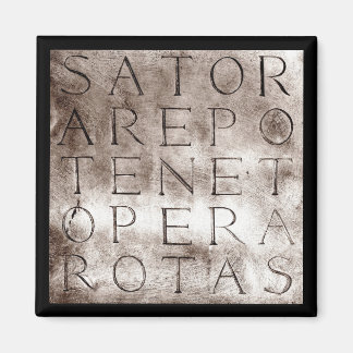 Sator Rotas Ancient Secret Magical Symbol Magnet