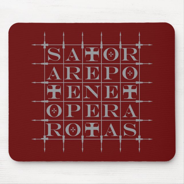 SATOR Square [GREY] Mouse Pad (Front)