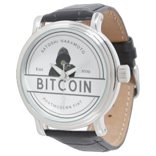 Satoshi Nakamoto Bitcoin Postmodern Fiat Watch