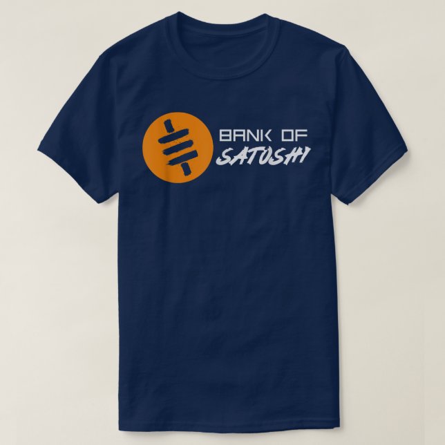 Satoshi Symbol Crypto Cryptocurrency Stack Sats Ho T-Shirt (Design Front)
