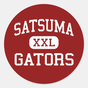 Satsuma - Gators - High School - Satsuma Alabama Classic Round Sticker