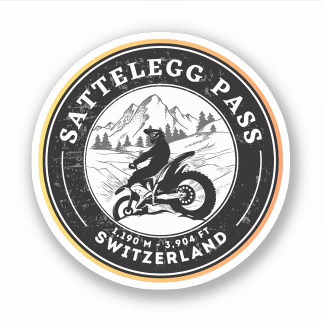 Sattelegg pass swiss–alps motorcycle tour (Front)