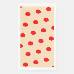 Saturated polka dots design Paper Napkin