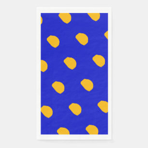 Saturated polka dots design Paper Napkin