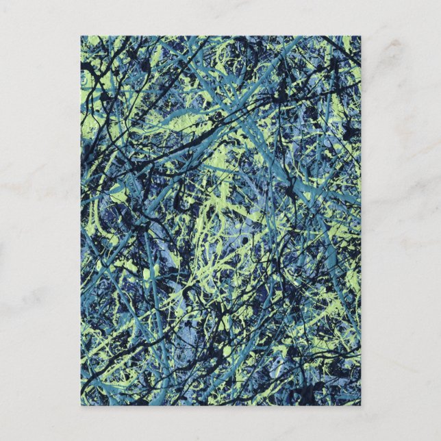 SATURATION (an abstract art design) ~ Postcard (Front)