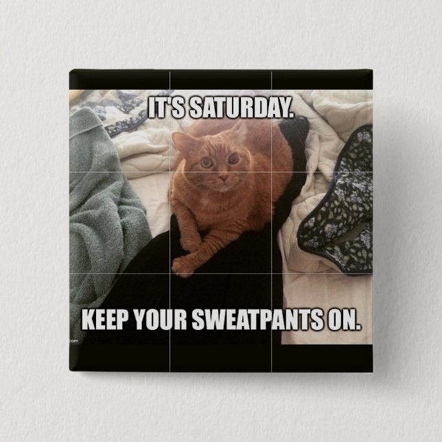 Saturday Advice 15 Cm Square Badge (Front)