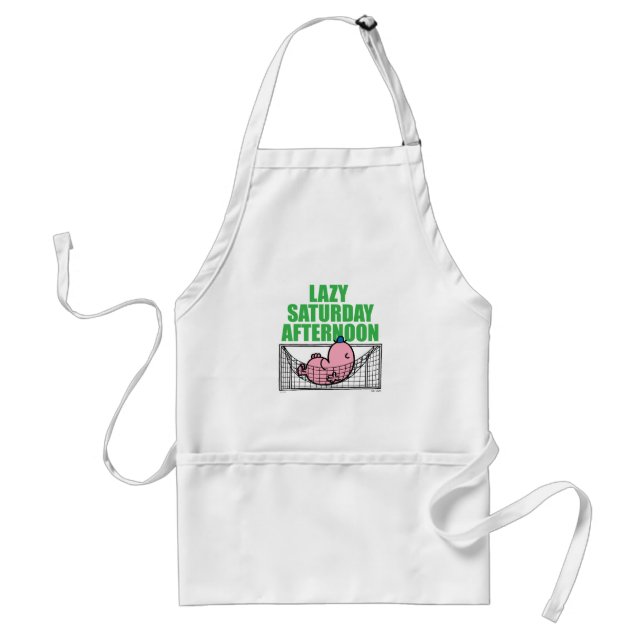 Saturday Afternoon With Mr. Lazy Standard Apron (Front)