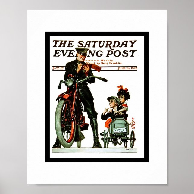 Saturday Evening Post Art Poster (Front)