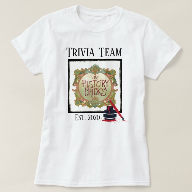 Saturday Lounge Trivia Players' Official T-shirt (Design Front)