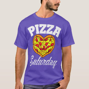 Saturday Pizza Night Funny Pizza Lover Fast Food 1 T-Shirt