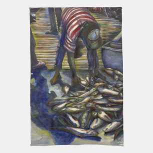 Saturday’s Blessings, Harbour Island Tea Towel