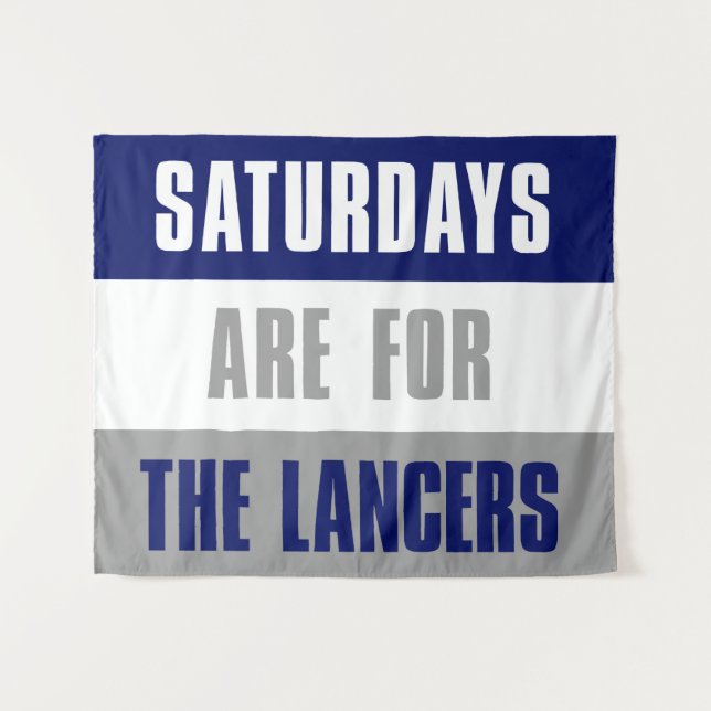 Saturdays are for The Lancers, Longwood University Tapestry (Front (Horizontal))