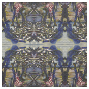Saturday's Blessings, Harbour Island, Bahamas Fabric