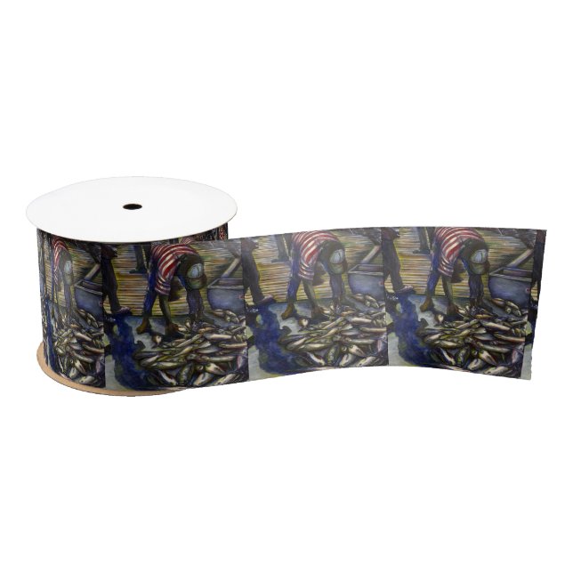 Saturday's Blessings, Harbour Island, Bahamas Satin Ribbon (Spool)