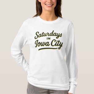 Saturdays in Iowa City Game Day Tailgate Vibes T-Shirt