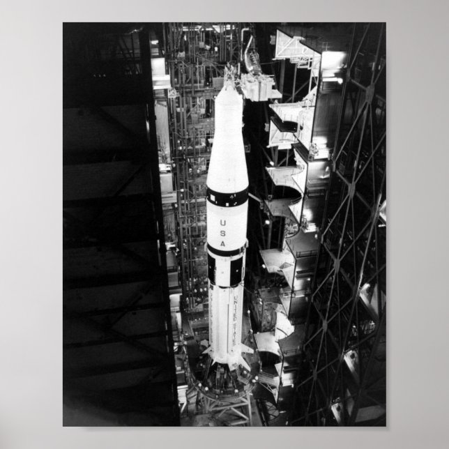 Saturn 1B Booster for Apollo-Soyuz Test Project Poster (Front)