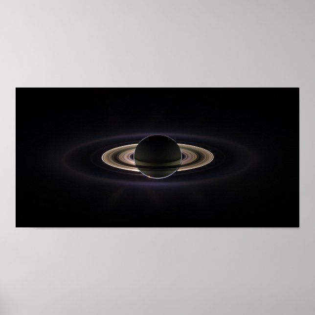 Saturn Aglow Poster (Front)