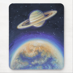 Saturn and Titan  Mouse Pad