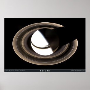 Saturn as Never Seen Before Poster