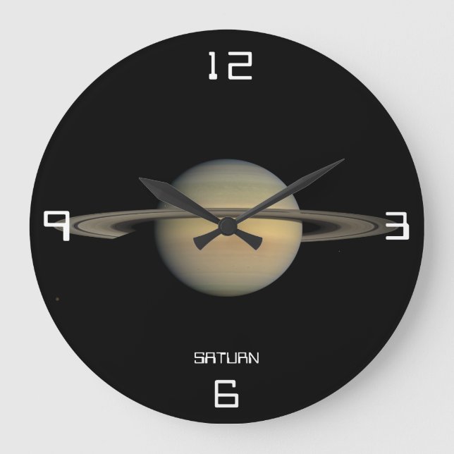 Saturn Astronomical Wall Clock (Front)