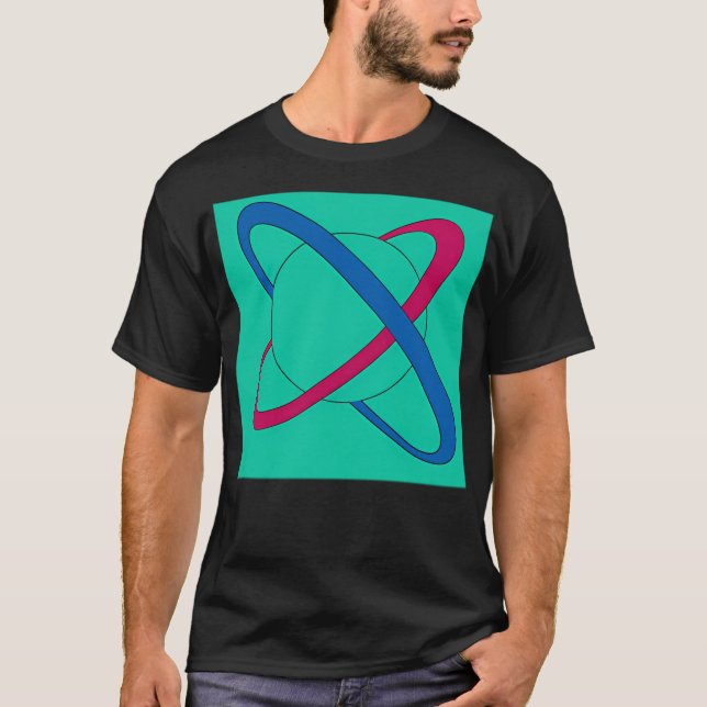 Saturn Colorfed Planets T-Shirt (Front)