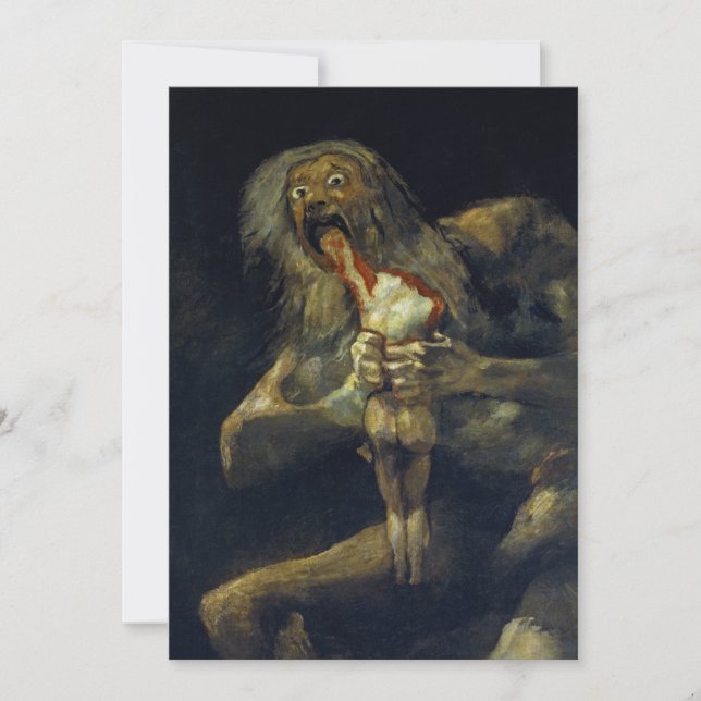 Saturn Devouring His Son by Francisco de Goya (Front)