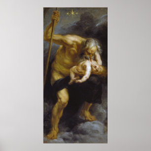 Saturn Devours One of His Sons by Peter P Ruebens Poster