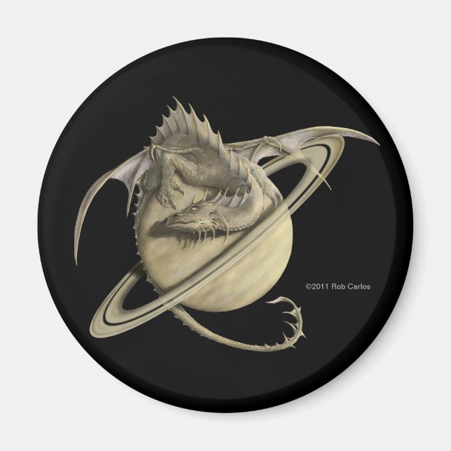 Saturn Dragon Magnet (Front)