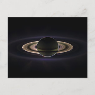 Saturn Eclipse Postcard