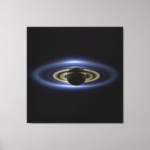 Saturn Eclipsed the Sun from Cassini Orbiter Canvas Print