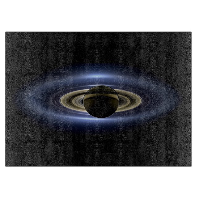 Saturn Eclipsed the Sun from Cassini Orbiter   Cutting Board (Front)