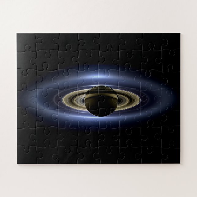 Saturn Eclipsed the Sun from Cassini Orbiter   Jigsaw Puzzle (Horizontal)