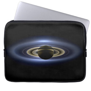 Saturn Eclipsed the Sun from Cassini Orbiter Laptop Sleeve