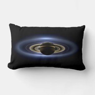 Saturn Eclipsed the Sun from Cassini Orbiter   Lumbar Cushion