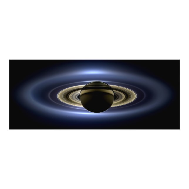 Saturn Eclipsed the Sun from Cassini Orbiter   Photo Print (Front)