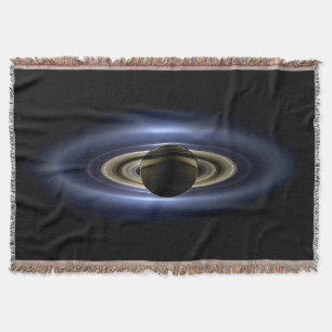 Saturn Eclipsed the Sun from Cassini Orbiter Throw Blanket