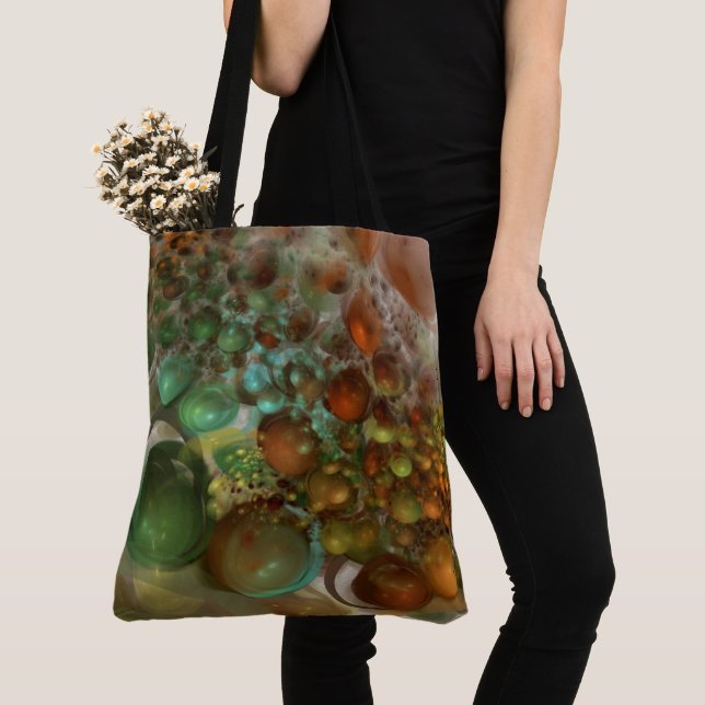 Saturn Expansion Tote Bag (Close Up)