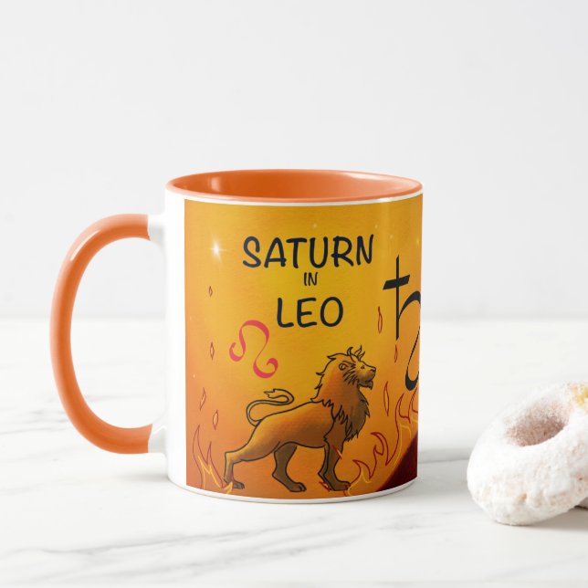 Saturn in Leo Mug (With Donut)