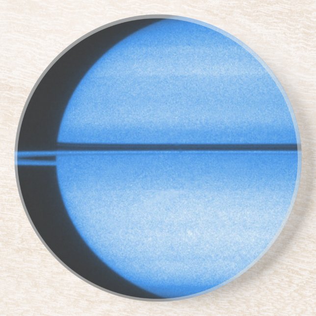 Saturn Light Show Sandstone Coaster (Front)