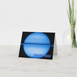 Saturn Light Show Thank You Note Card