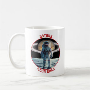 Saturn Moon Rhea Coffee Mug