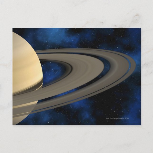 Saturn planet 2 postcard (Front)